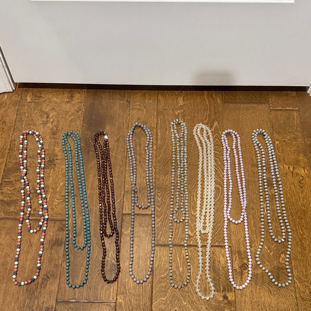 Chic Multicolor Beaded Necklace Collection